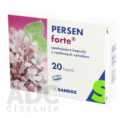 PERSEN forte cps dur (87,5 mg/17,5 mg/17,5 mg) 2x10 ks (20 ks)