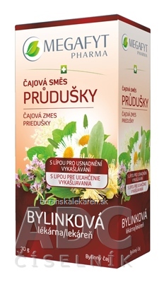 MEGAFYT Bylinková lekáreň Čajová zmes PRIEDUŠKY bylinný čaj, s lipou, 20x1,5 g (30 g)