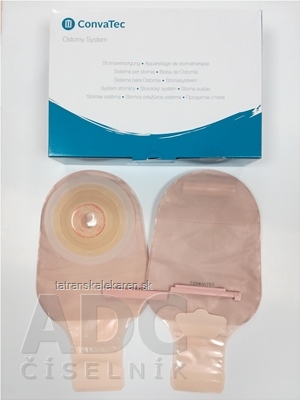 ESTEEM+ Flex Convex vrecko výpustné konvexné, ileostomické, s filtrom, nepriehľadné, s kontrolným okienkom, V3, 20-25 mm 1x10 ks