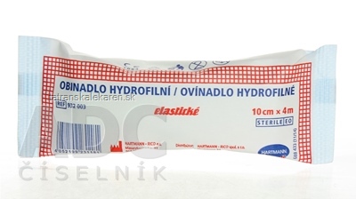 Ovínadlo hydrofilné elastické sterilné (10cm x 4m) 1x1 ks