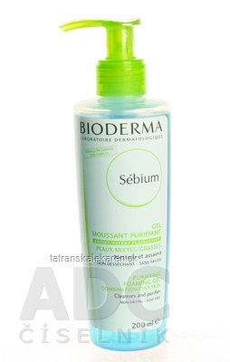 BIODERMA Sébium Gel moussant čistiaci peniný gél, s pumpou 1x200 ml