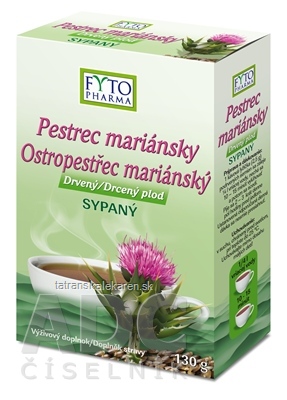 FYTO Pestrec mariánsky drvený plod, sypaný 1x130 g