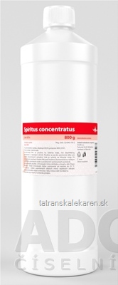 Spiritus concentratus sol der (fľ.HDPE-klin.bal.) 1x800 g