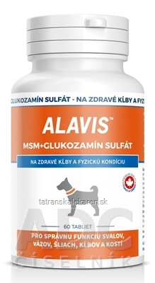 ALAVIS MSM+GLUKOZAMÍN SULFÁT tbl 1x60 ks