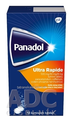 Panadol ULTRA RAPIDE tbl eff (strip lam.) 1x12 ks