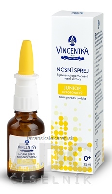 VINCENTKA NOSOVÝ SPREJ JUNIOR hypotonický 1x25 ml