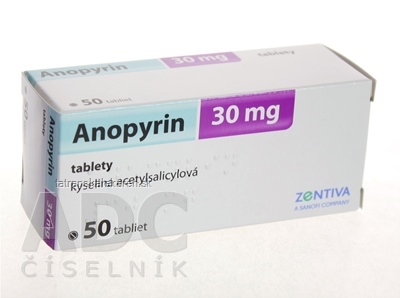 Anopyrin 30 mg tbl 30 mg 1x50 ks