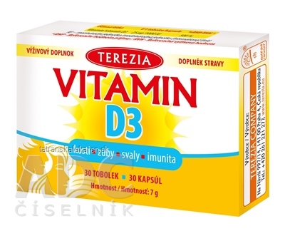 TEREZIA Vitamín D3 1000 IU cps 1x30 ks