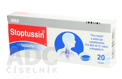 STOPTUSSIN tablety tbl (blis.Al/PVC) 1x20 ks