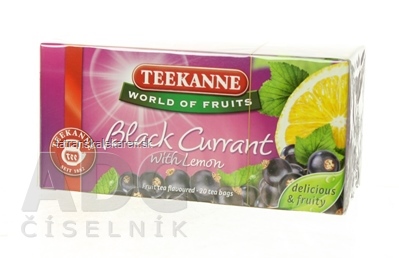 TEEKANNE WOF BLACK CURRANT ovocno-bylinný čaj 20x2,5 g (50 g)