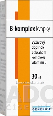 GENERICA B-komplex kvapky 1x30 ml