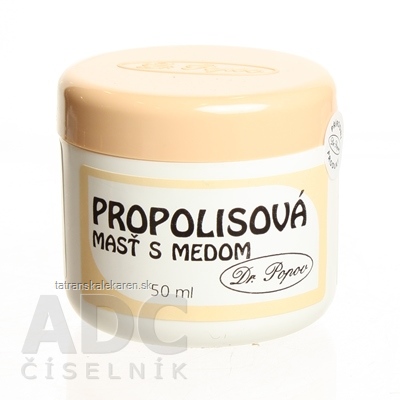 DR. POPOV MASŤ PROPOLISOVÁ s medom 1x50 ml