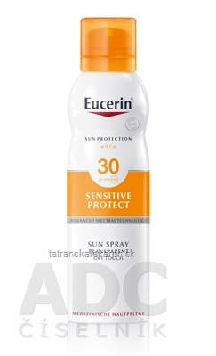 Eucerin SUN SENSITIVE PROTECT SPF 30 sprej transparentný na opaľovanie DRY TOUCH 1x200 ml