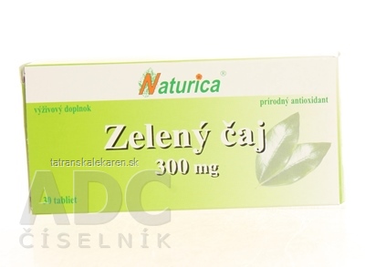 Naturica ZELENÝ ČAJ 300 mg tbl 1x30 ks