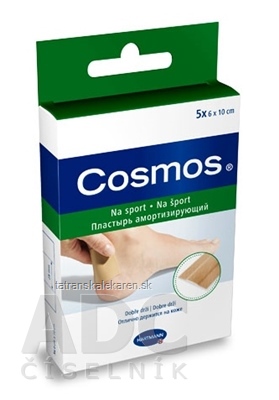 COSMOS Na šport (SPORT INOV) náplasť na rany flexibilná (6x10 cm) 1x5 ks