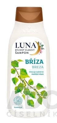 LUNA BREZA VLASOVÝ ŠAMPÓN bylinný 1x430 ml