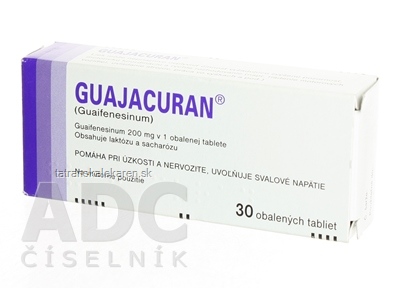 GUAJACURAN tbl obd 200 mg (blis.Al/PVC) 1x30 ks