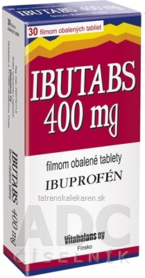 IBUTABS 400 mg tbl flm (blis.PVC/Al) 1x30 ks