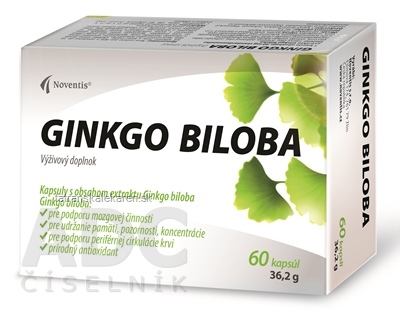 Noventis GINKGO BILOBA cps 1x60 ks